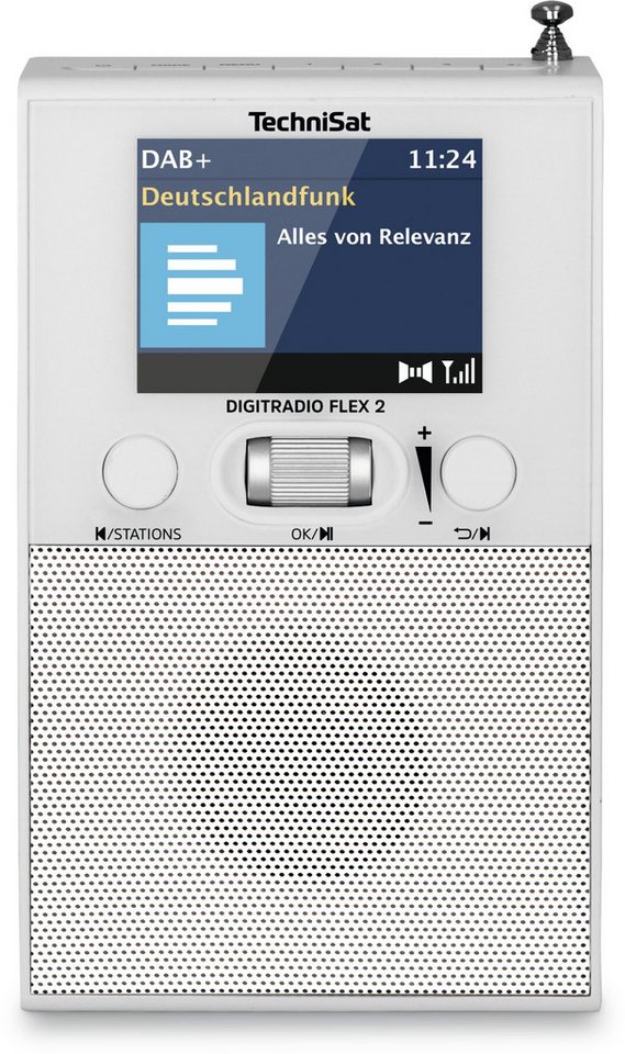 TechniSat DIGITRADIO FLEX 2 Digitalradio (DAB) (Digitalradio (DAB), FM-Tuner mit RDS, 1.5 W, Bluetooth) von TechniSat