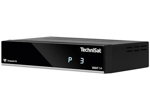 TechniSat Digit S4 freenet TV HD Sat-Receiver (mit Single-Tuner für Empfang aller Top Programme in HD, HDMI, empfangsbereit für freenet TV über Satellit) schwarz von TechniSat