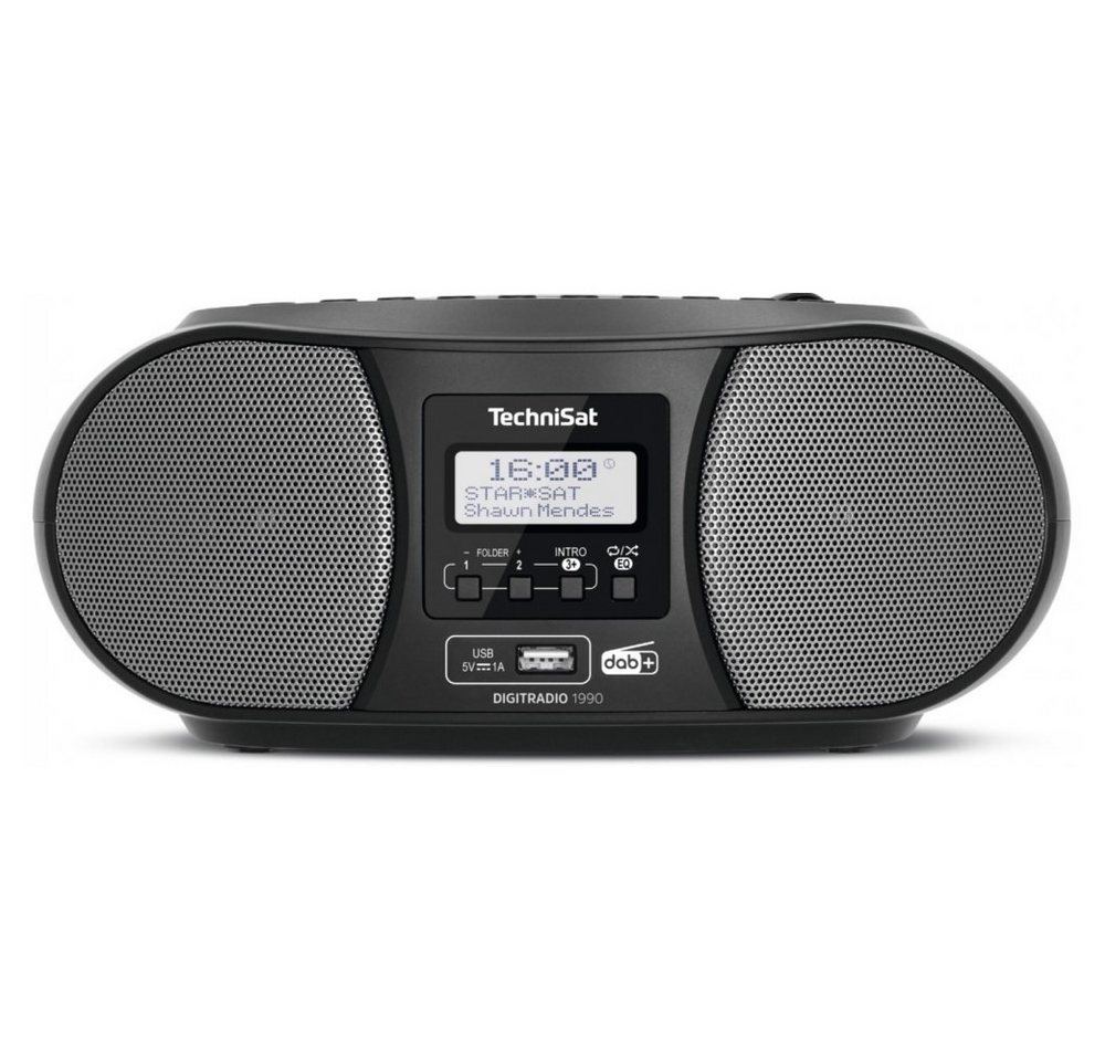 TechniSat DigitRadio 1990 CD/Radio-System schwarz DAB+/UKW-Radio und CD-Player Digitalradio (DAB) (Digitalradio (DAB), UKW mit RDS) von TechniSat