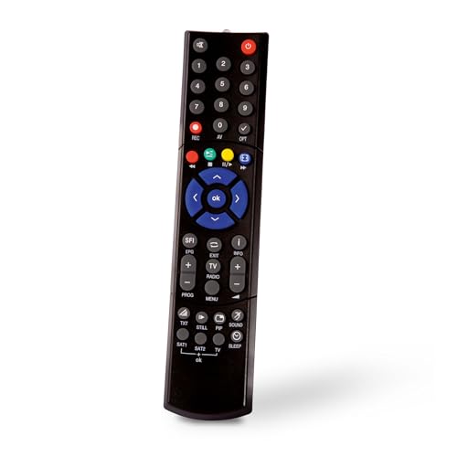 TechniSat Fernbedienung PVR 235 – Original Ersatzfernbedienung ohne Logo passend zu DIGICORDER HD S2/K2, TECHNISTAR S1/S2/K1, schwarz TechniSat Fernbedienung PVR 235 – Original Ersatzfernbedienung ohne Logo passend zu DIGICORDER HD S2/K2, TECHNISTAR S1/S2/K1, schwarz von TechniSat
