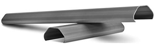 TechniSat Kabelführungsprofil - Kabelführungsschienen für SATMAN 850 Plus (passgenau zu SATMAN 850 Plus und Gigatenne 850, EIN Satz mit 2 Teilen) grau von TechniSat