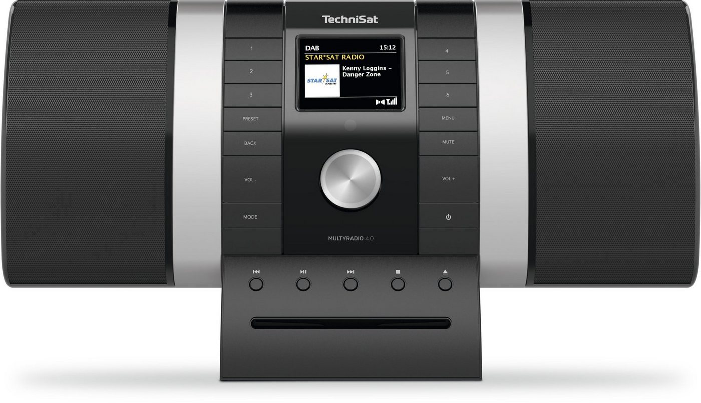 TechniSat MULTYRADIO 4.0 Digitalradio (DAB) (Digitalradio (DAB), UKW, 20,00 W, Bluetooth-Audiostreaming, App-Steuerung) von TechniSat