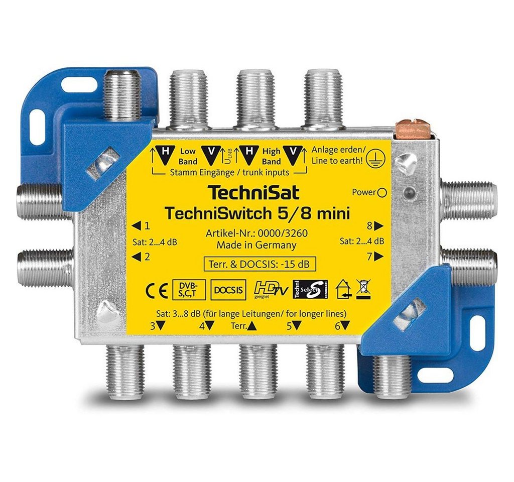 TechniSat SAT-Multischalter TechniSwitch 5/8 mini TechniSat SAT-Multischalter TechniSwitch 5/8 mini von TechniSat