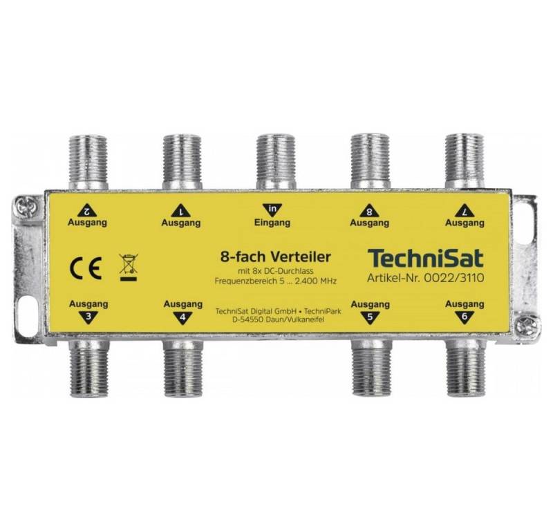 TechniSat SAT-Verteiler Technisat 8-Wege Verteiler für SAT-Anlagen., Umweltfreundlich von TechniSat