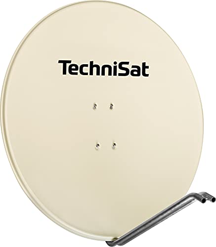TechniSat SATMAN 850 PLUS - Satellitenschüssel (85 cm Sat Anlage, Antenne mit Mast- und AZ/EL-Halterung passend für UNYSAT-Universal LNB) Beige von TechniSat