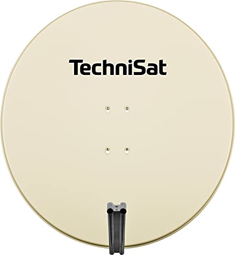 TechniSat SATMAN 850 PLUS - Satellitenschüssel mit AZ-EL Halterung (85 cm Sat Anlage mit LNB Haltearm geeignet für UNYSAT Universal-LNB) beige von TechniSat
