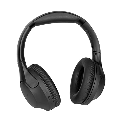TechniSat STEREOMAN 3 BT – kabelloser Bluetooth-Kopfhörer (Bluetooth, Bass Boost, integrierter Akku, eingebautes Mikrofon, anpassbare Kopfhörerlänge, gepolstert, Musiksteuerung) schwarz von TechniSat
