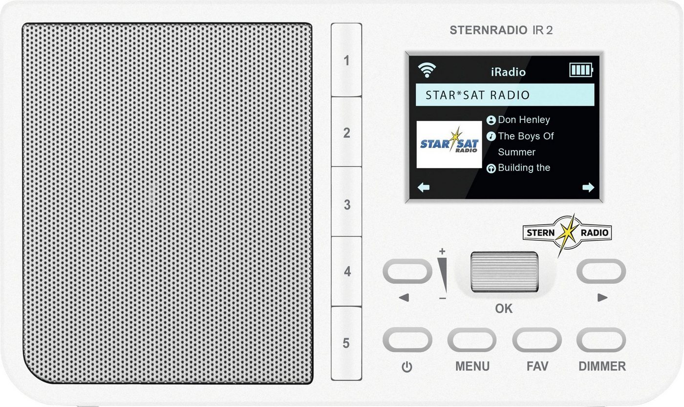 TechniSat STERNRADIO IR 2 Internet-Radio (Internetradio, 2 W) von TechniSat