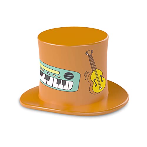 TechniSat TECHNIFANT Hütchen Traditionelle Kinderlieder (Alle meine Entchen, Backe, backe Kuchen und weitere, Spielzeit ca. 52 Minuten, Audioinhalte geeignet für Kinder ab 0 Jahren, Deutsch) orange von TechniSat