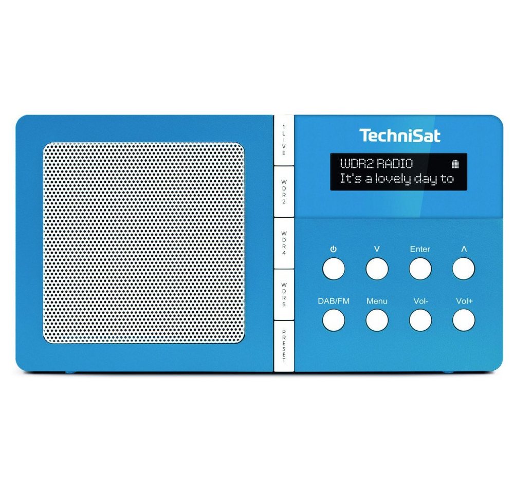 TechniSat TECHNIRADIO 1 NRW Edition blau DAB Radio Digitalradio (DAB) von TechniSat