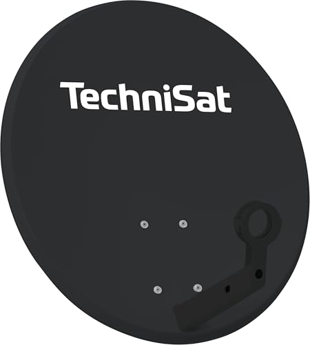 TechniSat TECHNITENNE 60 - Satellitenschüssel (60 cm digital Sat Anlage, Antenne mit Masthalterung, vorbereitet für die Aufnahme eines 40 mm LNB) anthrazit von TechniSat