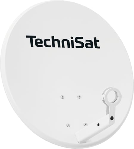 TechniSat TECHNITENNE 60 - Satellitenschüssel (digital Sat Anlage, Antenne mit Masthalterung, vorbereitet für die Aufnahme eines 40 mm LNB) 60 cm Spiegel, lichtgrau von TechniSat