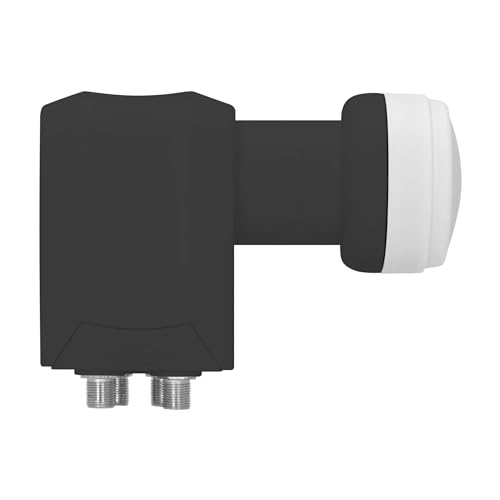 TechniSat Universal-Quattro-LNB - nur für Multischalter, mit LTE-Filter (40mm Feedaufnahme, Wetterschutz, digital, Full HD, 4K, Premium Qualität) Schwarz von TechniSat