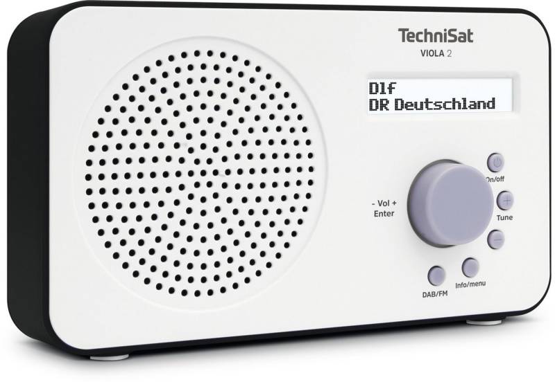TechniSat VIOLA BT 1 Digitalradio (DAB) (UKW, Digitalradio (DAB), 1,00 W, Favoritenspeicher, Wecktimer, Freisprechfunktion) von TechniSat