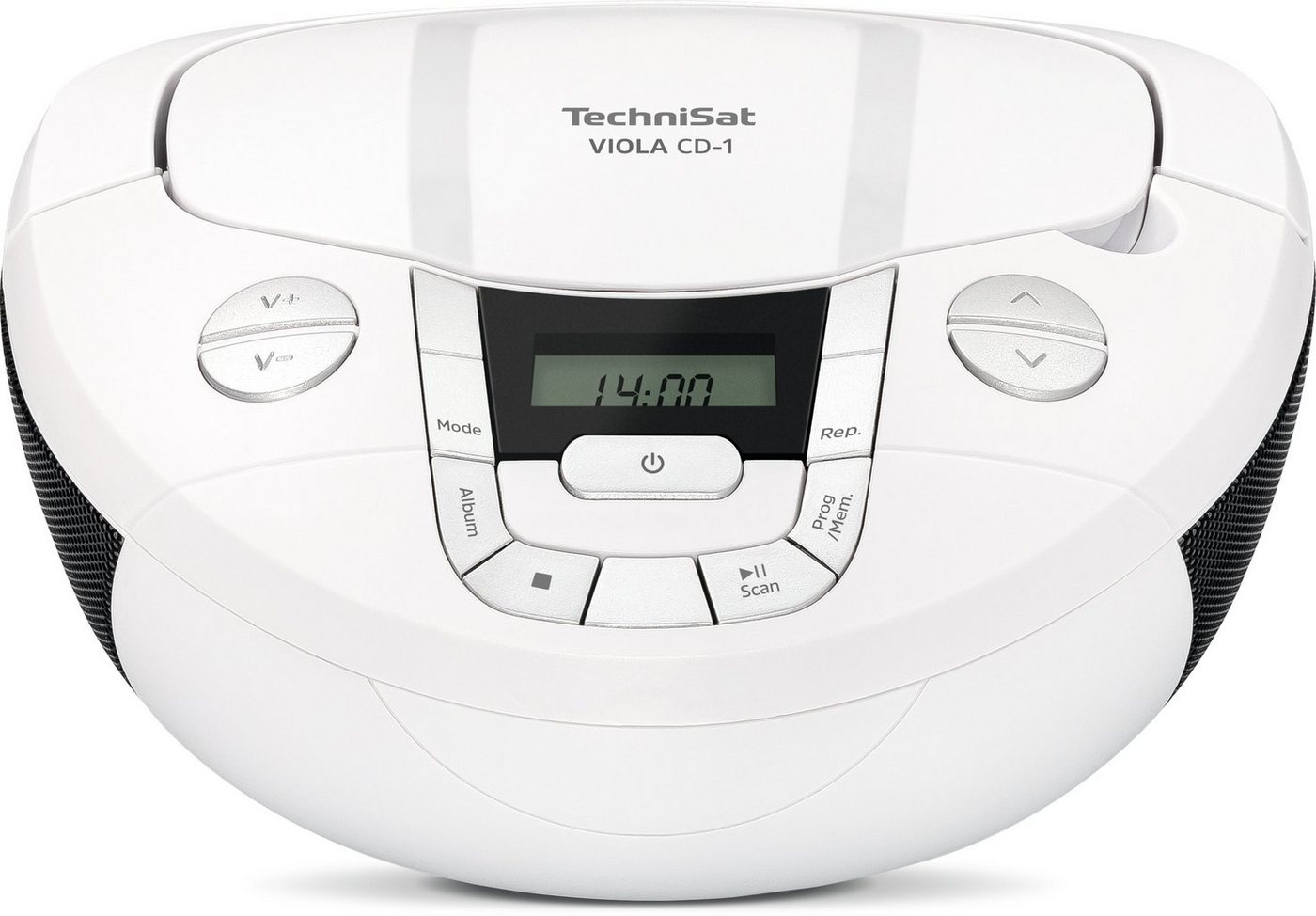 TechniSat VIOLA CD-1 tragbarer CD-Player (Bluetooth, UKW-Radio (mit PLL), Netz- und Batteriebetrieb) von TechniSat