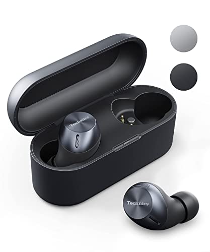 Technics EAH-AZ60 Kabellose In-Ear-Bluetooth-Kopfhörer, Geräuschunterdrückung, 24 Stunden Akkulaufzeit, Schwarz von Technics