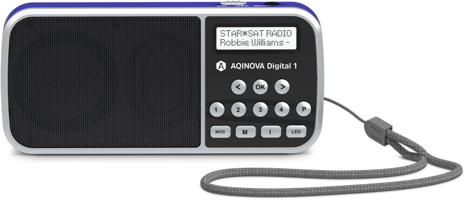 AQINOVA Digital 1 Taschenradio blau AQINOVA Digital 1 Taschenradio blau von Technisat