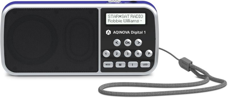 AQINOVA Digital 1 Taschenradio blau von Technisat
