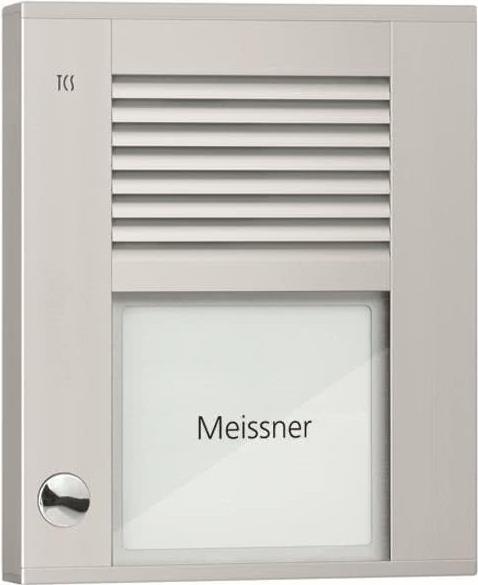 Audio Außenstation PDS PDS01-EN/04 1Taste 1reihig AP silber (PDS01-EN/04) von Technisat
