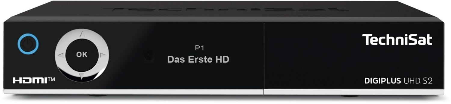 DigiPlus UHD S2 UHDTV/HDTV Twin Sat-Receiver schwarz von Technisat