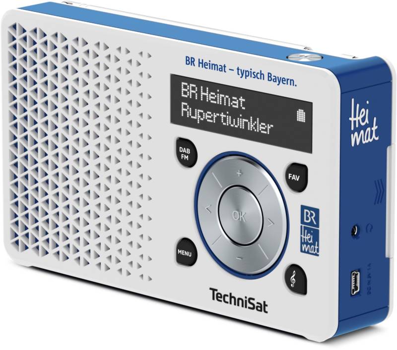 DigitRadio 1 BR Heimat Edition weiß/blau von Technisat