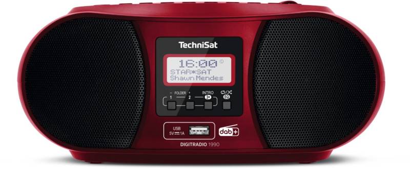 DigitRadio 1990 CD/Radio-System rot von Technisat