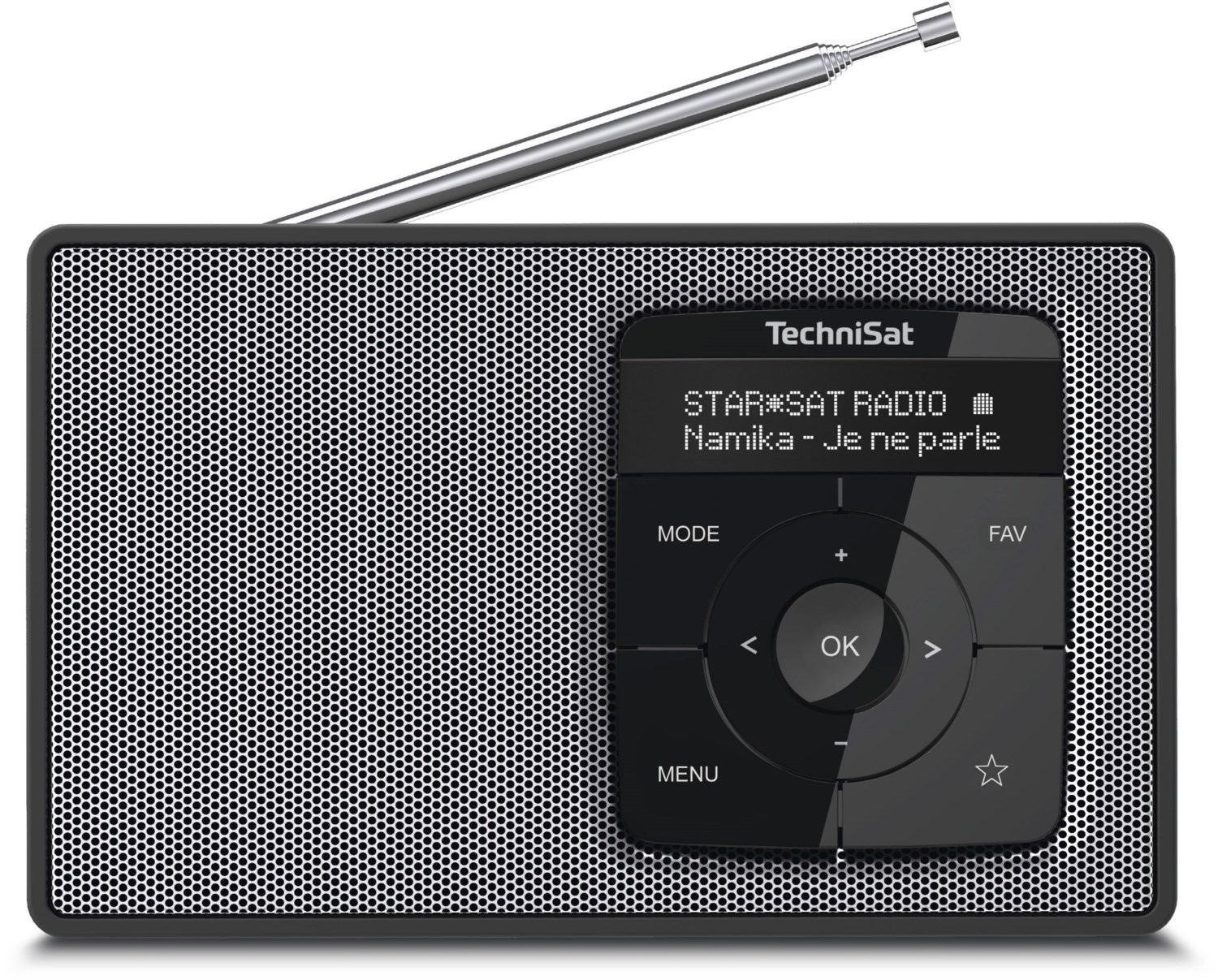 DigitRadio 2 Mono Portables Radio schwarz/silber von Technisat