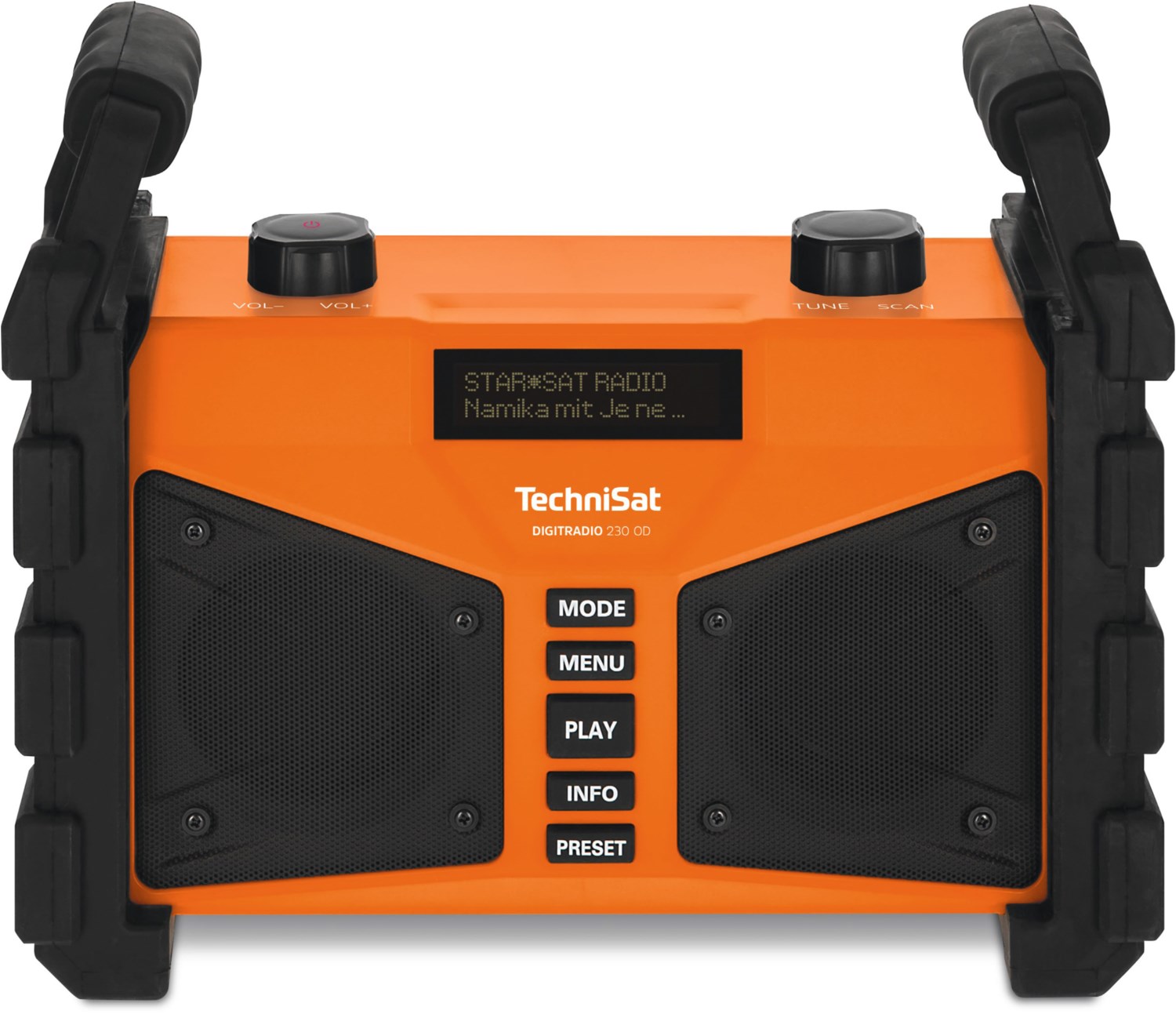 DigitRadio 230 Baustellenradio orange von Technisat