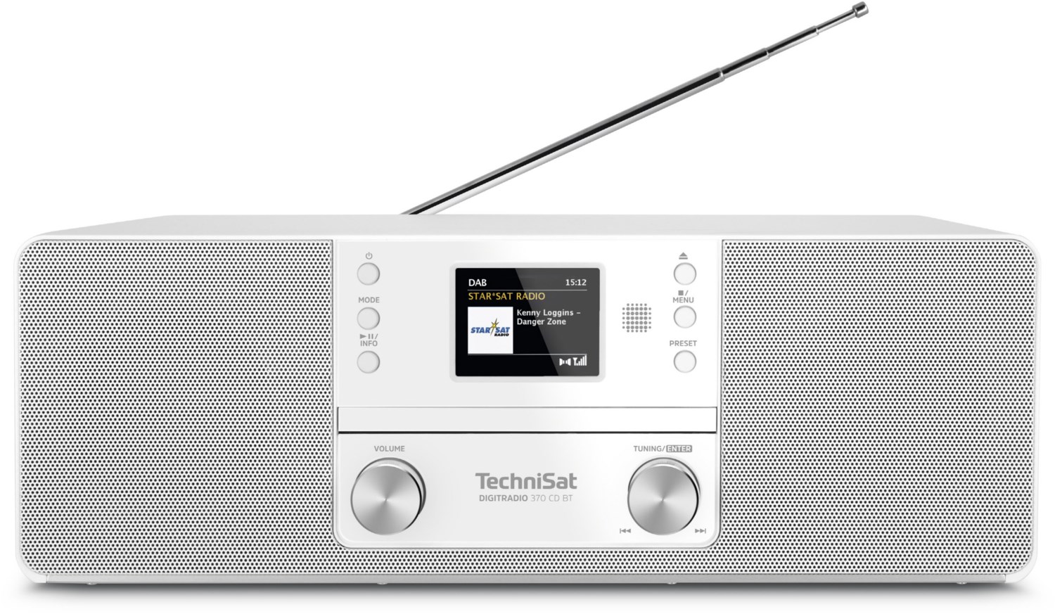 DigitRadio 370 CD BT CD/Radio-System weiß von Technisat