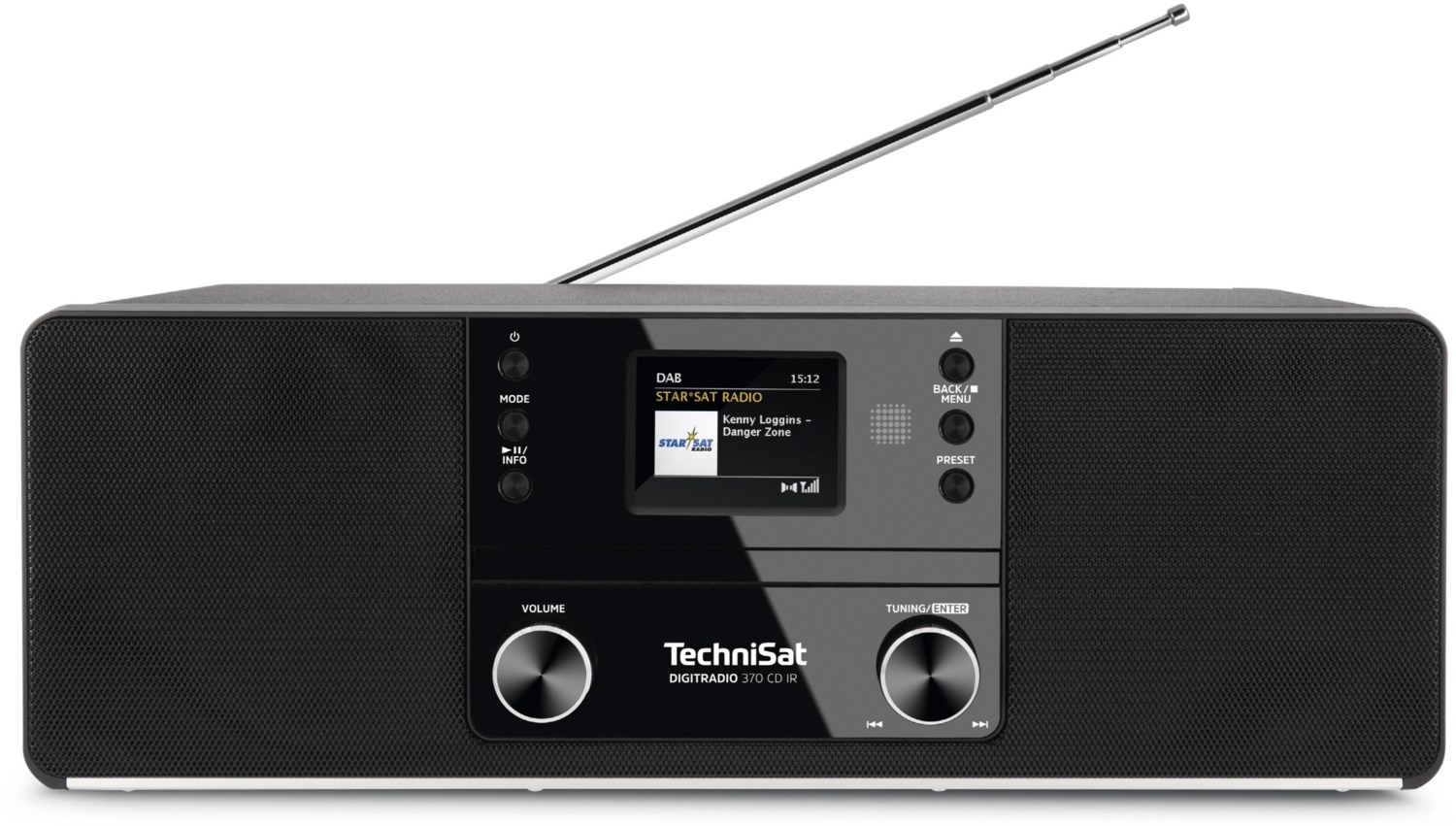 DigitRadio 370 CD IR CD/Radio-System schwarz von Technisat