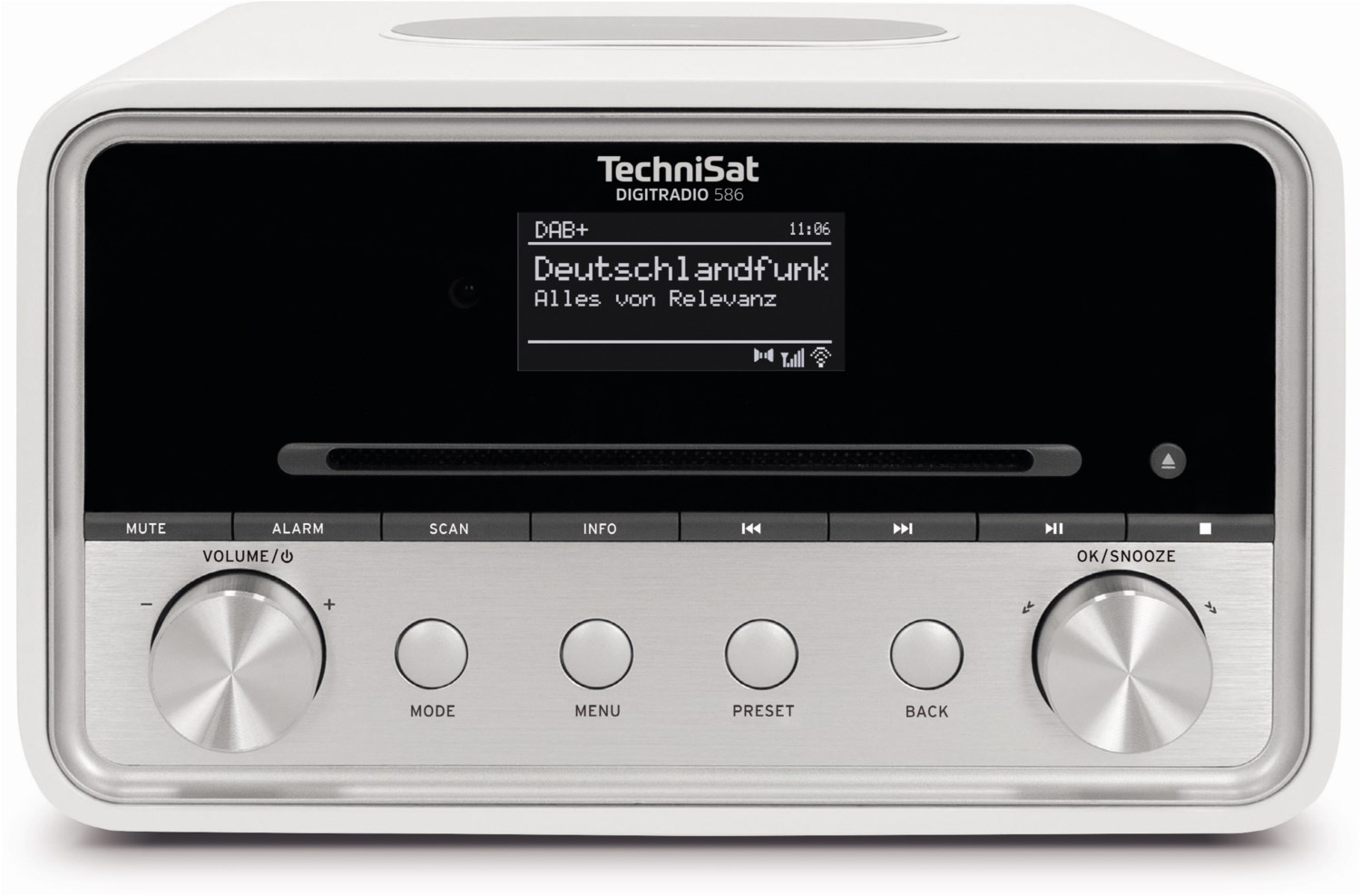 DigitRadio 586 CD/Radio-System weiß/silber DigitRadio 586 CD/Radio-System weiß/silber von Technisat