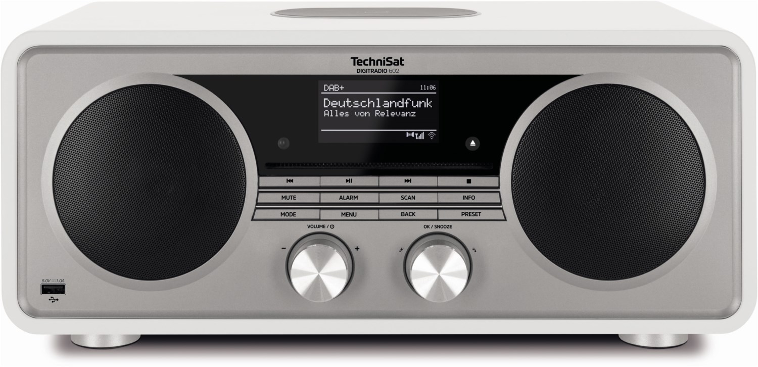 DigitRadio 602 CD/Radio-System weiß/silber DigitRadio 602 CD/Radio-System weiß/silber von Technisat