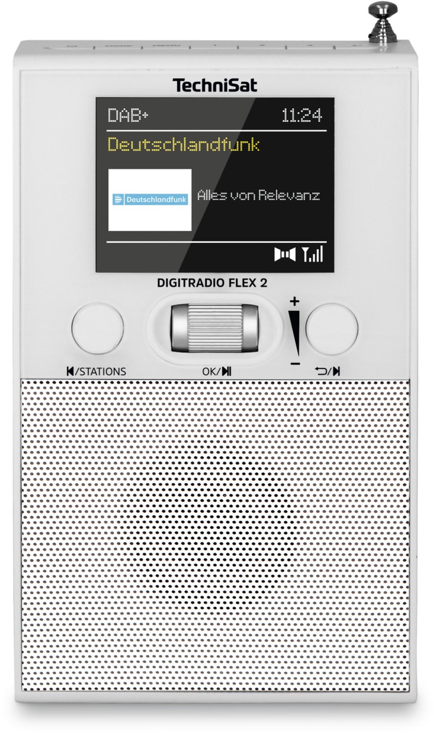 DigitRadio Flex 2 Taschenradio weiß von Technisat