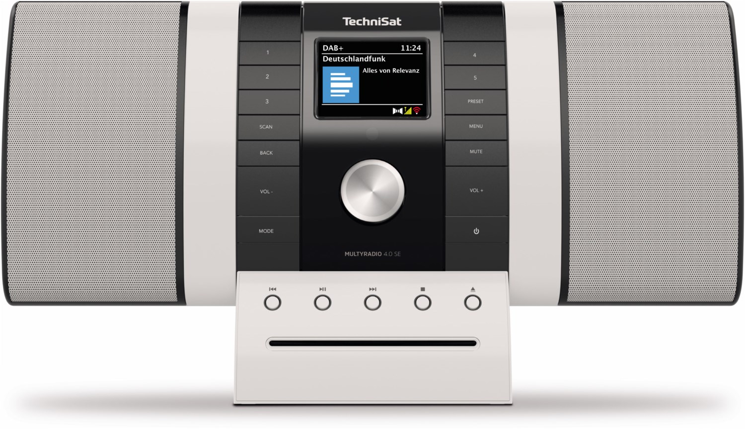 MultyRadio 4.0 SE Design Audio-System Netzwerkfähig schwarz/weiss MultyRadio 4.0 SE Design Audio-System Netzwerkfähig schwarz/weiss von Technisat