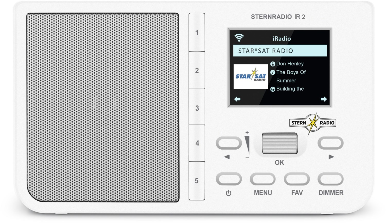 Sternradio IR 2 Internetradio weiß von Technisat