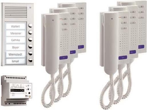 TCS Türsprechanlagen-Set PPA06-EN/02 pre pack6 AP 6Teilnehmer (PPA06-EN/02) von Technisat