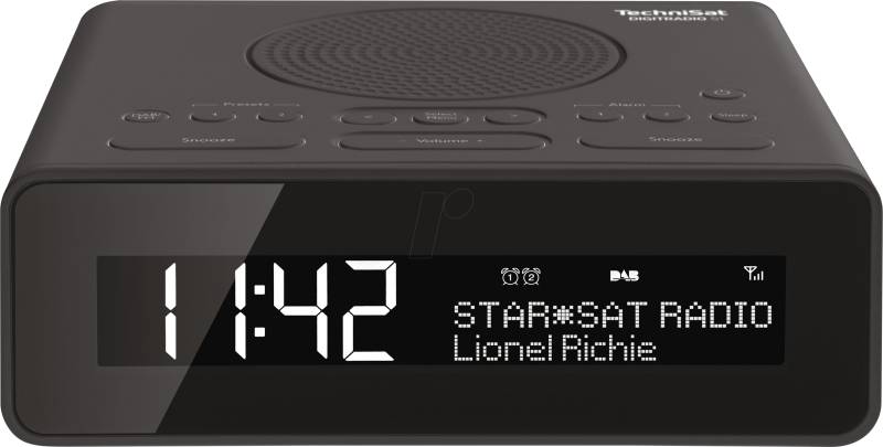 TSAT 0000/4981 - DAB+/UKW Radiowecker, anthrazit von Technisat