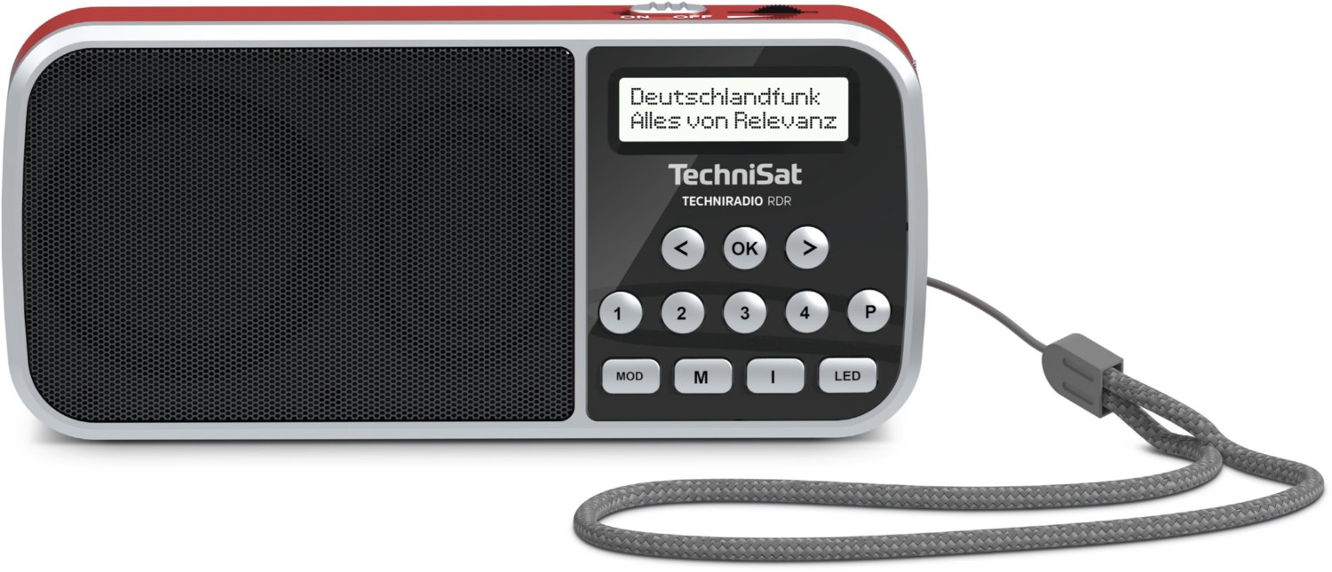 TechniRadio RDR Taschenradio rot von Technisat