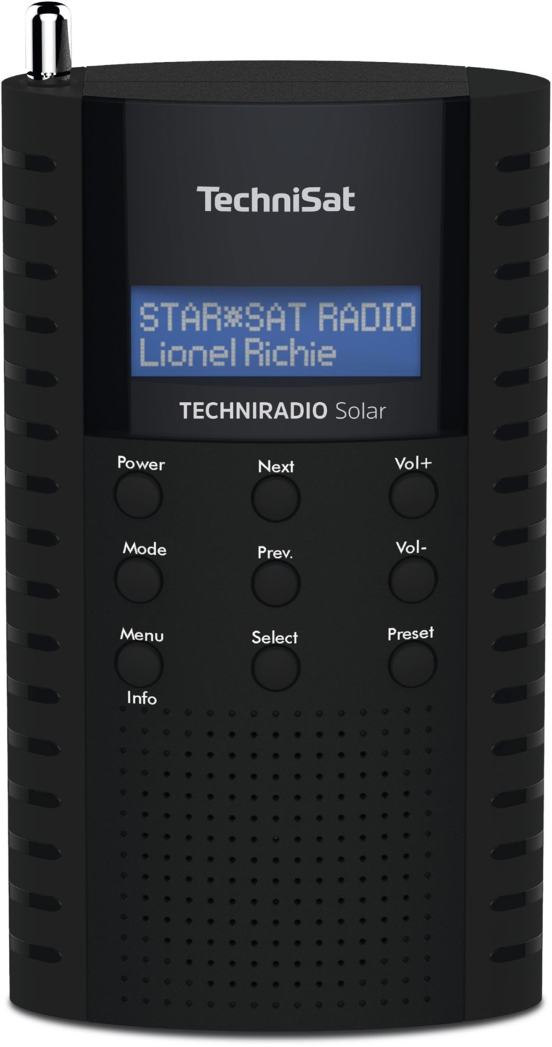 TechniRadio Solar Taschenradio schwarz von Technisat