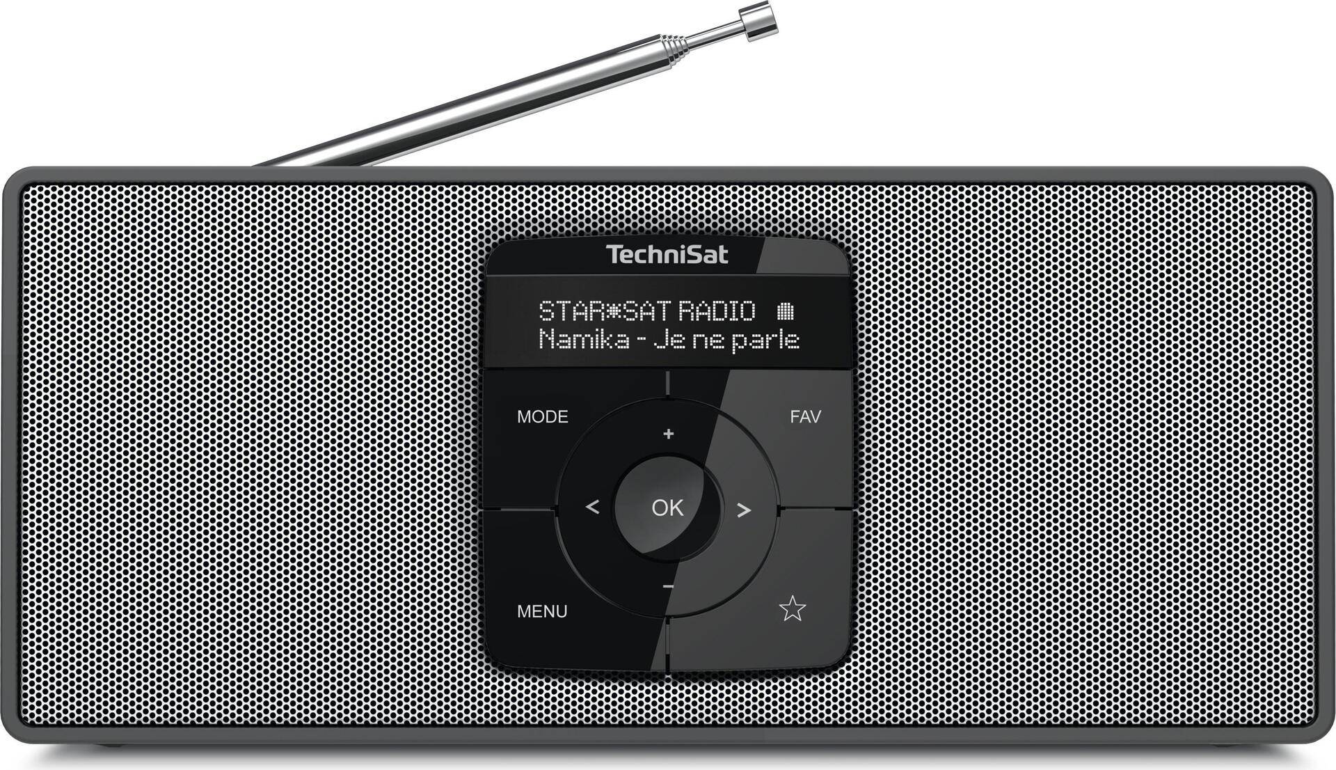 TechniSat 0000/3911 Radio Tragbar Digital Schwarz - Silber (0000/3911) von Technisat