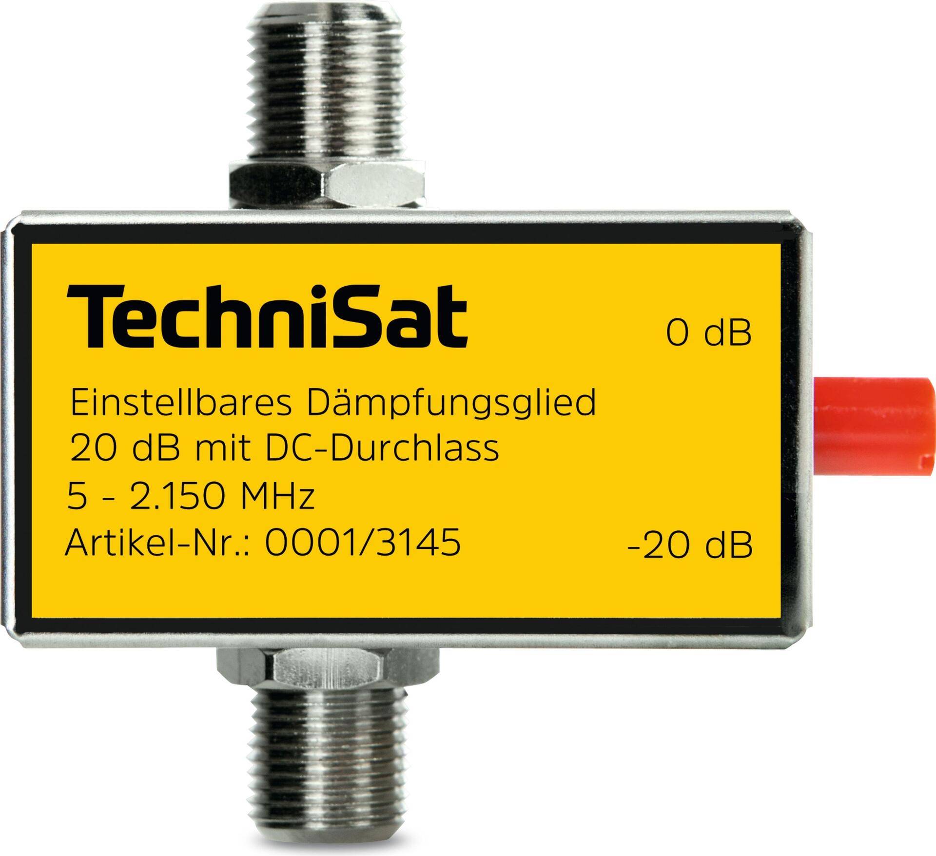 TechniSat 0001/3145 Netzwerk Dämpfungsglied Silber (0001/3145) von Technisat