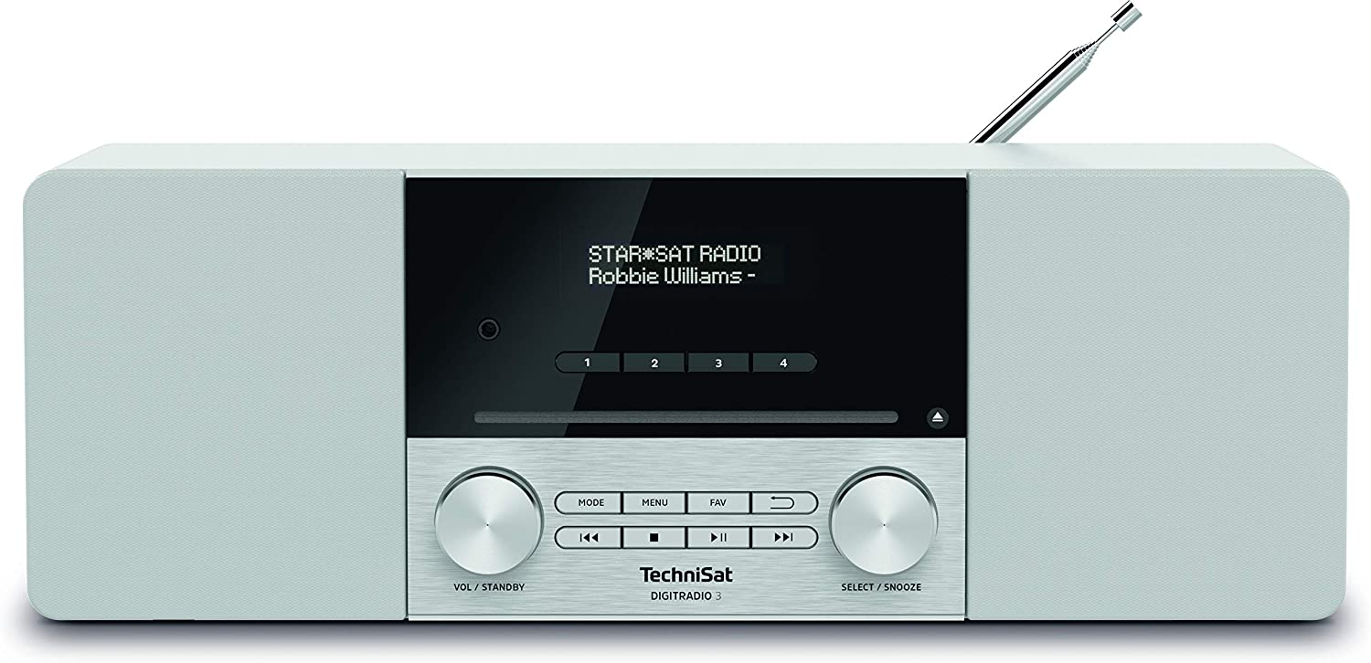 TechniSat 3 - Audiosystem - 2 x 10 Watt - weiß TechniSat 3 - Audiosystem - 2 x 10 Watt - weiß von Technisat