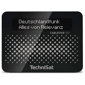 TechniSat Cablestar 100 DAB+ Empfänger schwarz TechniSat Cablestar 100 DAB+ Empfänger schwarz von Technisat
