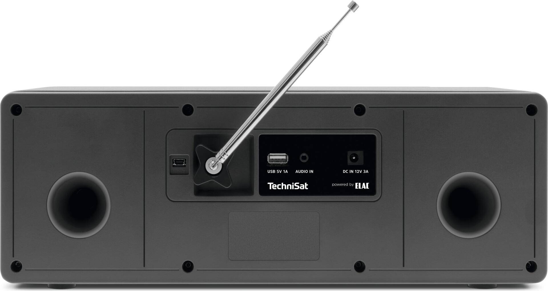 TechniSat DigitRadio 3 VOICE - Audiosystem - 2 x 10 Watt - Schwarz, Silber TechniSat DigitRadio 3 VOICE - Audiosystem - 2 x 10 Watt - Schwarz, Silber von Technisat