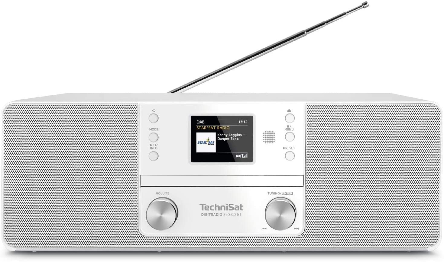 TechniSat DigitRadio 370 CD BT - Audiosystem - 2 x 5 Watt - weiß TechniSat DigitRadio 370 CD BT - Audiosystem - 2 x 5 Watt - weiß von Technisat