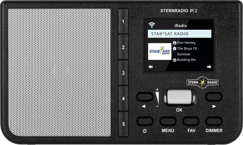 TechniSat STERNRADIO IR 2 Internet Tischradio Internet AUX, WLAN, Internetradio Weckfunktion, wieder von Technisat