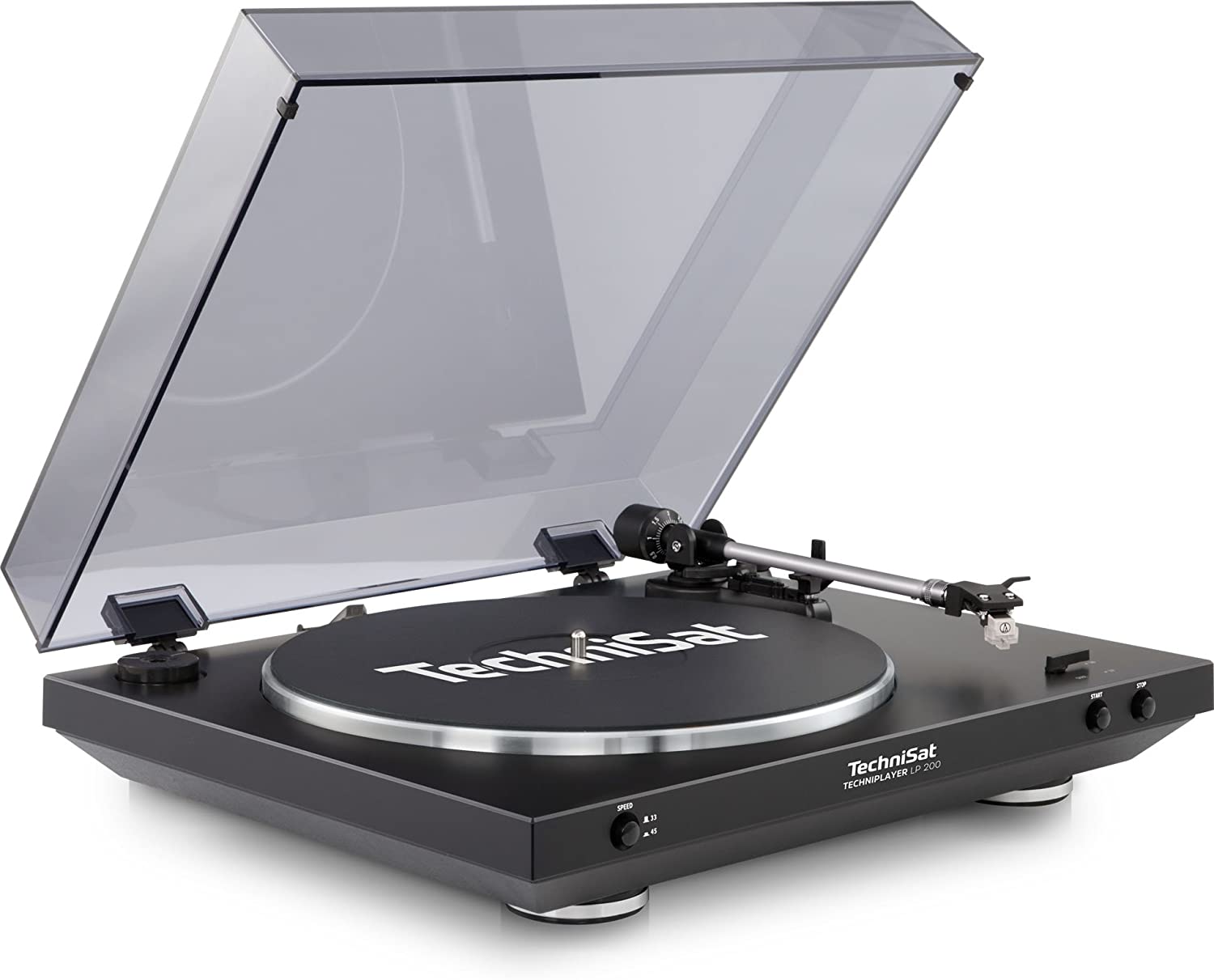 TechniSat TechniPlayer LP 200 - Plattenspieler - Schwarz, Silber TechniSat TechniPlayer LP 200 - Plattenspieler - Schwarz, Silber von Technisat