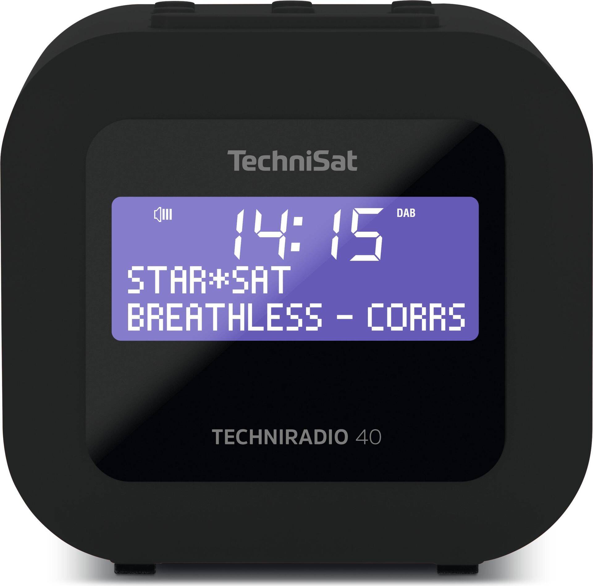 TechniSat TechniRadio 40 - Radiouhr - 1.2 Watt - Schwarz TechniSat TechniRadio 40 - Radiouhr - 1.2 Watt - Schwarz von Technisat