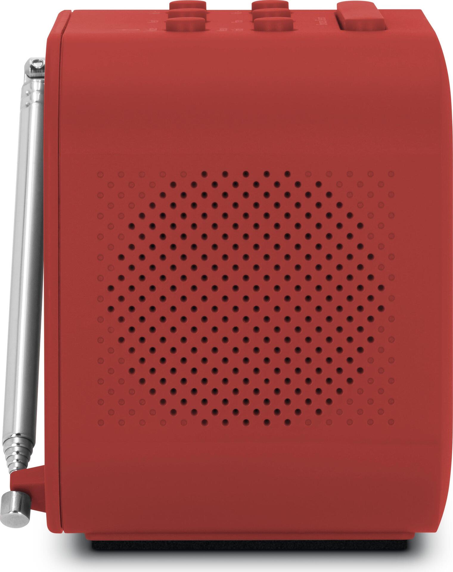 TechniSat TechniRadio 40 - Tragbares DAB-Radio - 1.2 Watt - Rot von Technisat