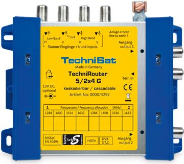 TechniSat TechniRouter 5/2x4 G - Multischalter für Satellitensignal von Technisat